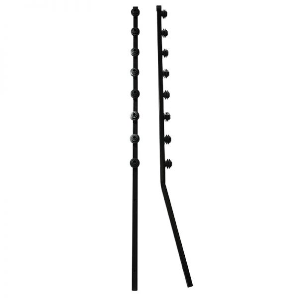 SQUARE TUBE BRACKET 8 LINE STRAIGHT/ANGLED
