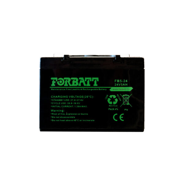 Forbatt AGM 24V Lead Acid Battery 5AH
