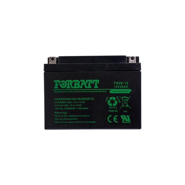 Forbatt AGM 12V Lead Acid Battery 26AH