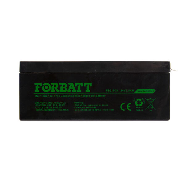 Forbatt AGM 24V Lead Acid Battery 3.5AH
